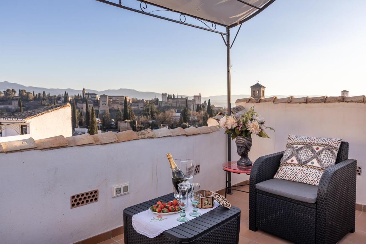 Luxury Alhambra Penthouse Collection Sacromonte Villa Granada Exterior foto