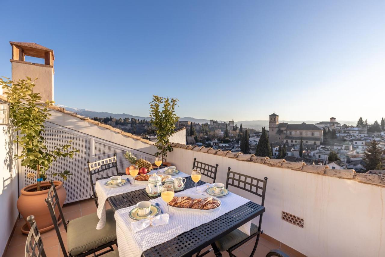Luxury Alhambra Penthouse Collection Sacromonte Villa Granada Exterior foto