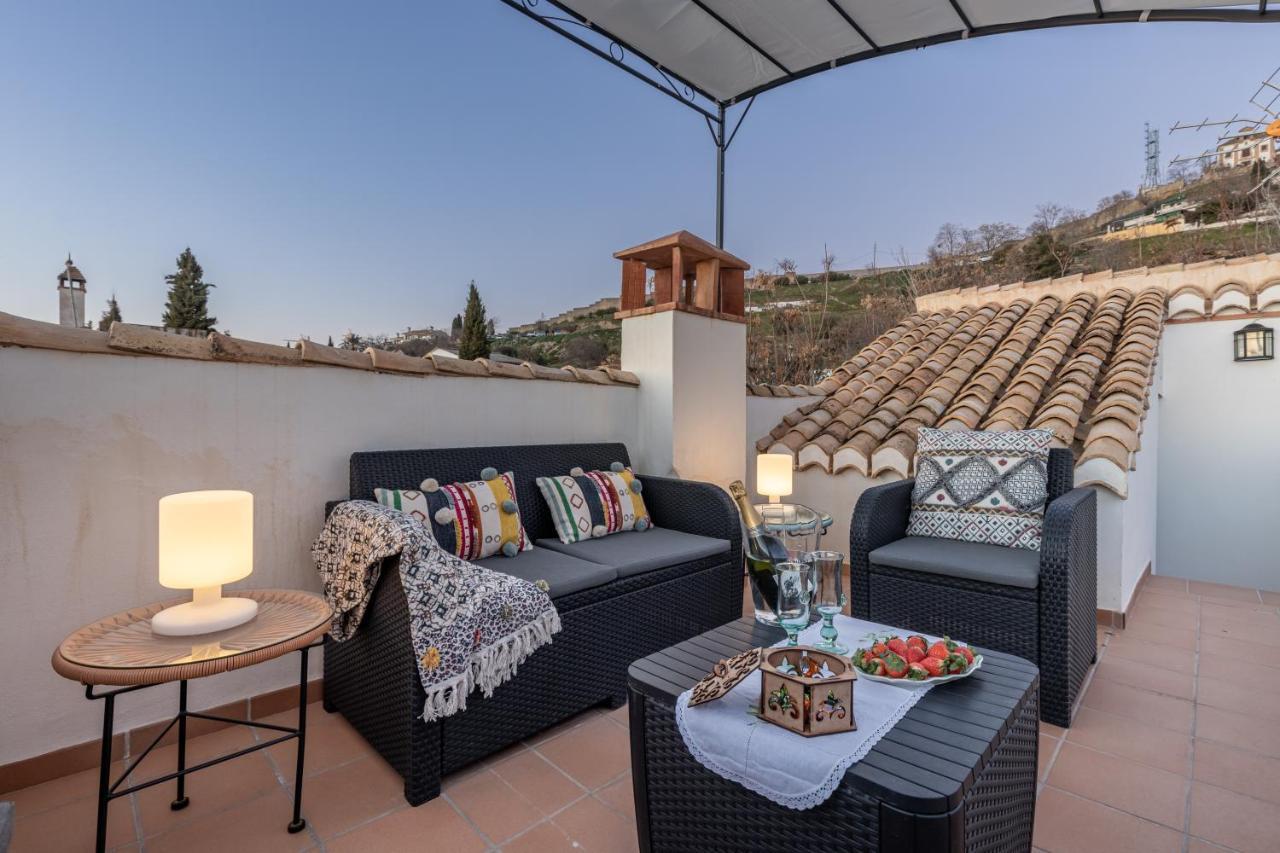 Luxury Alhambra Penthouse Collection Sacromonte Villa Granada Exterior foto