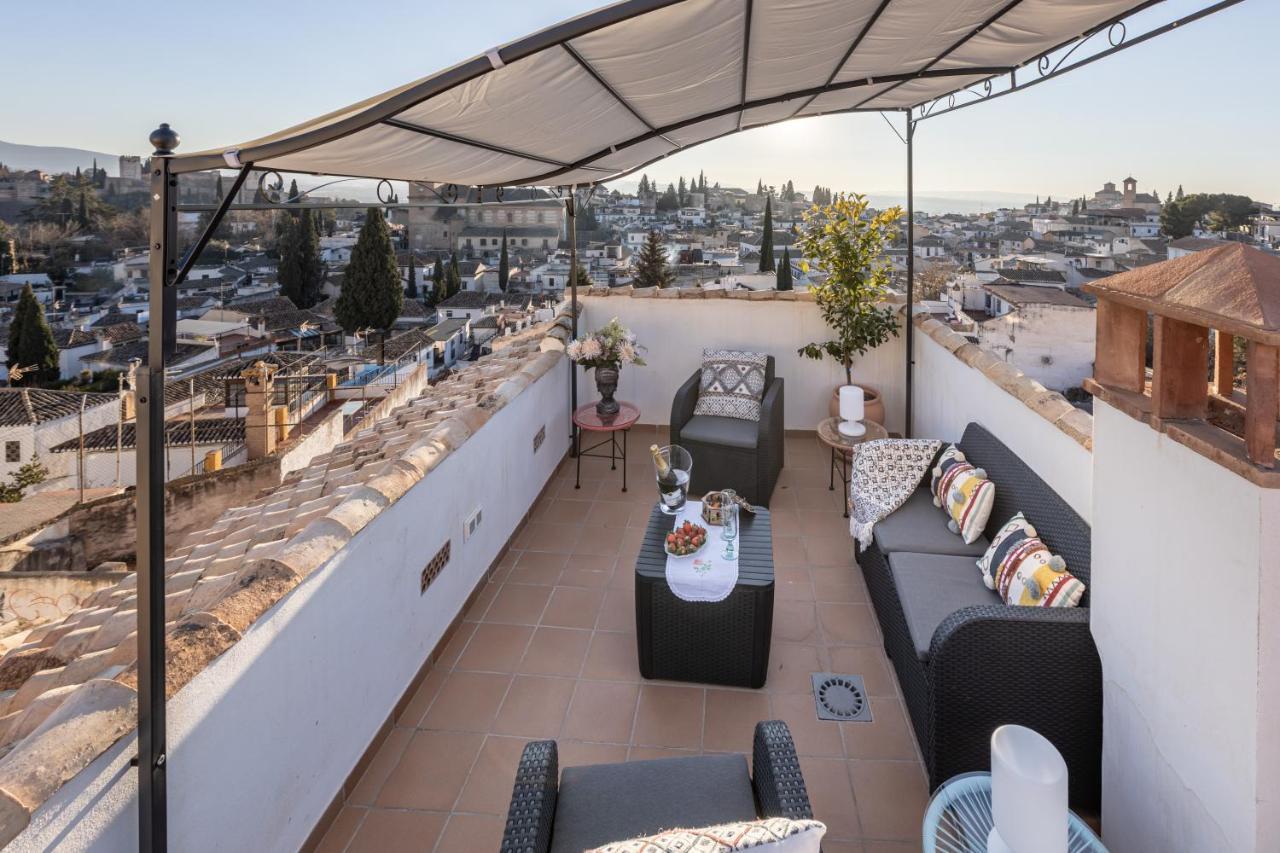 Luxury Alhambra Penthouse Collection Sacromonte Villa Granada Exterior foto