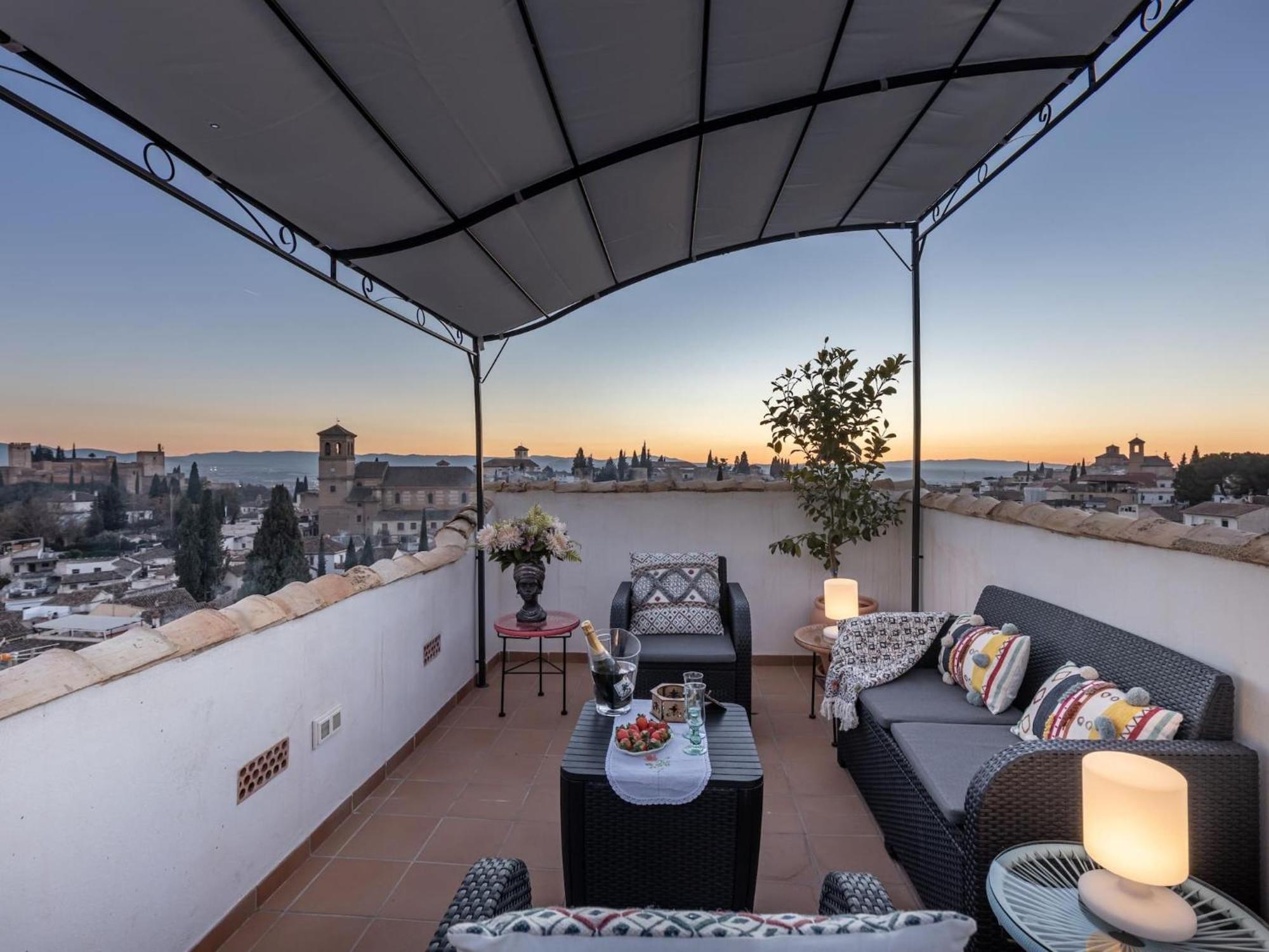 Luxury Alhambra Penthouse Collection Sacromonte Villa Granada Exterior foto