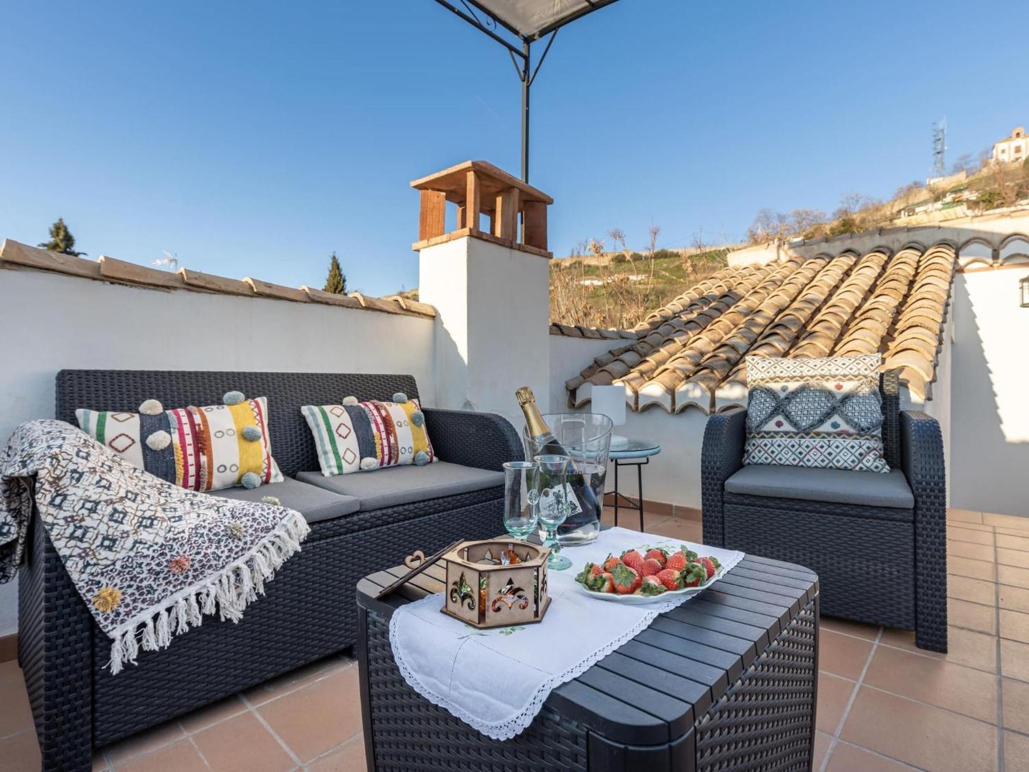 Luxury Alhambra Penthouse Collection Sacromonte Villa Granada Exterior foto