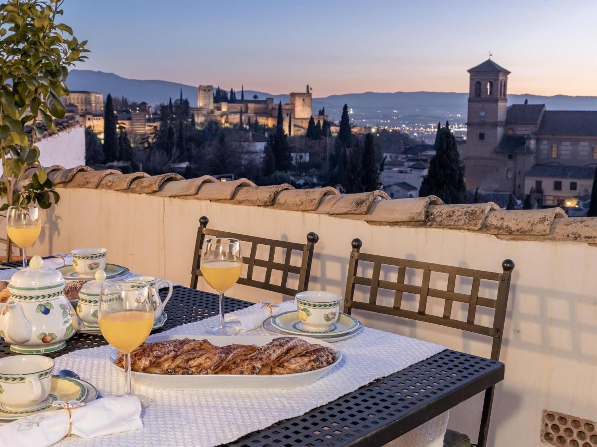 Luxury Alhambra Penthouse Collection Sacromonte Villa Granada Exterior foto