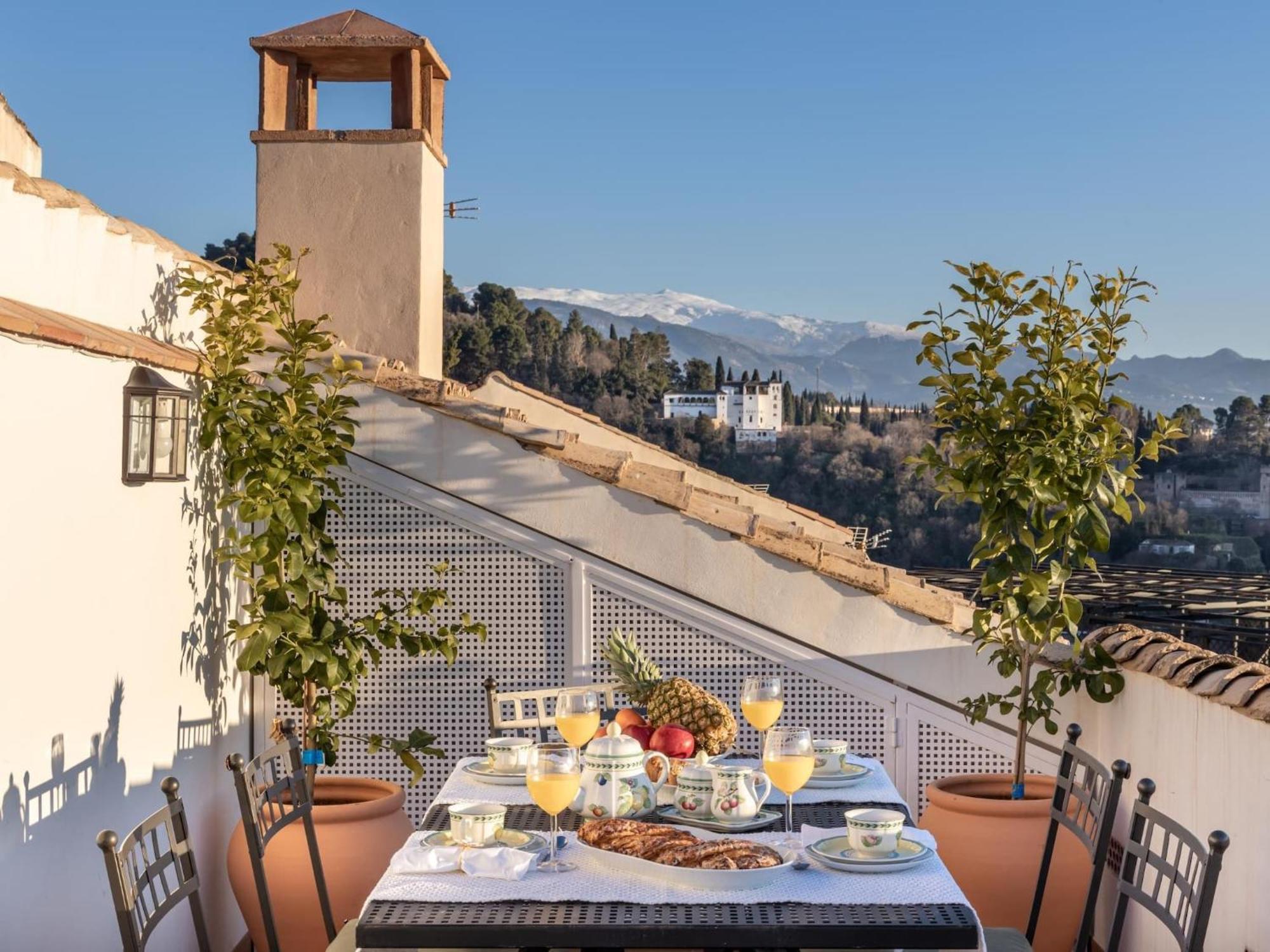 Luxury Alhambra Penthouse Collection Sacromonte Villa Granada Exterior foto